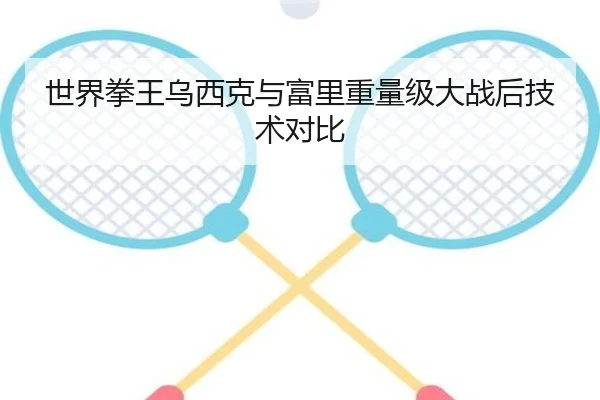 世界拳王乌西克与富里重量级大战后技术对比